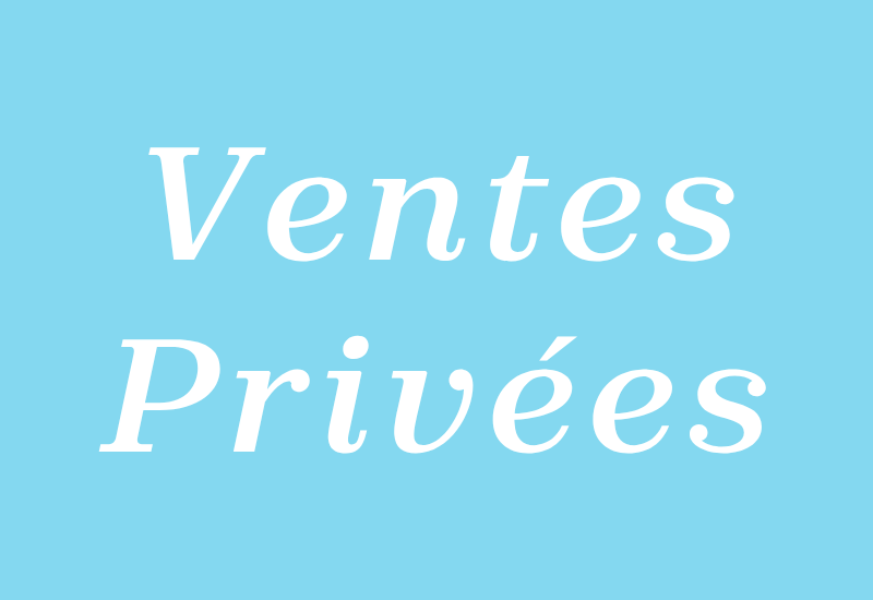 ventes priv&eacute;es